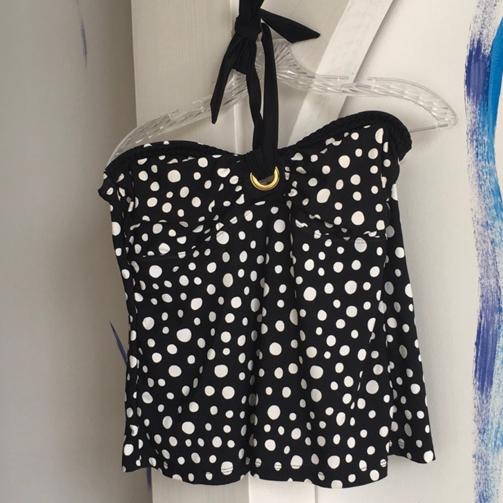 Tankini top ,, cute with polka dots